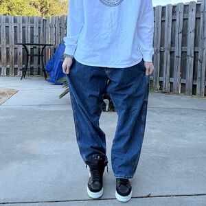 Super cool vintage y2k 2000s Dickies baggy loose fit carpenter jeans!